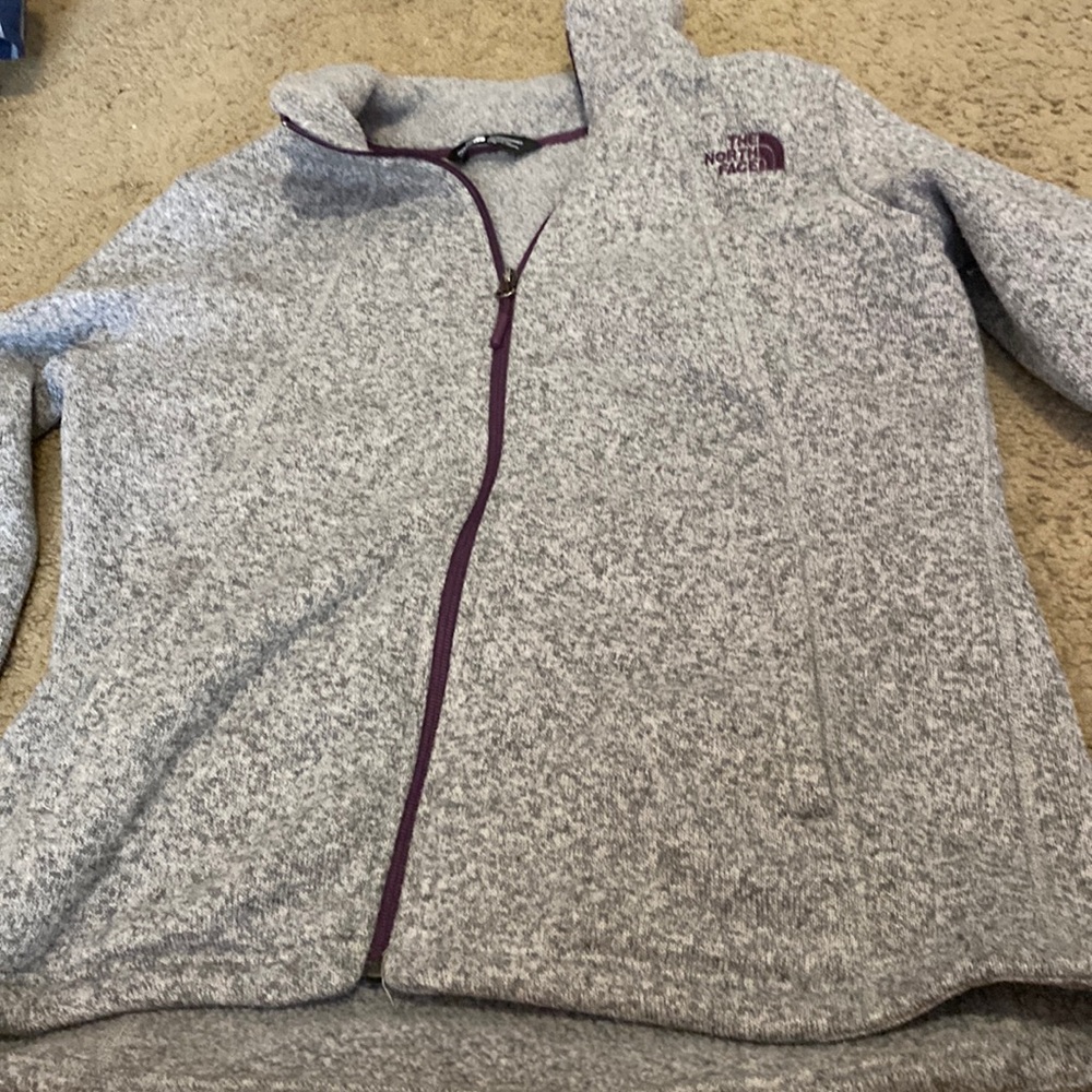 North face grey jacket size L/G